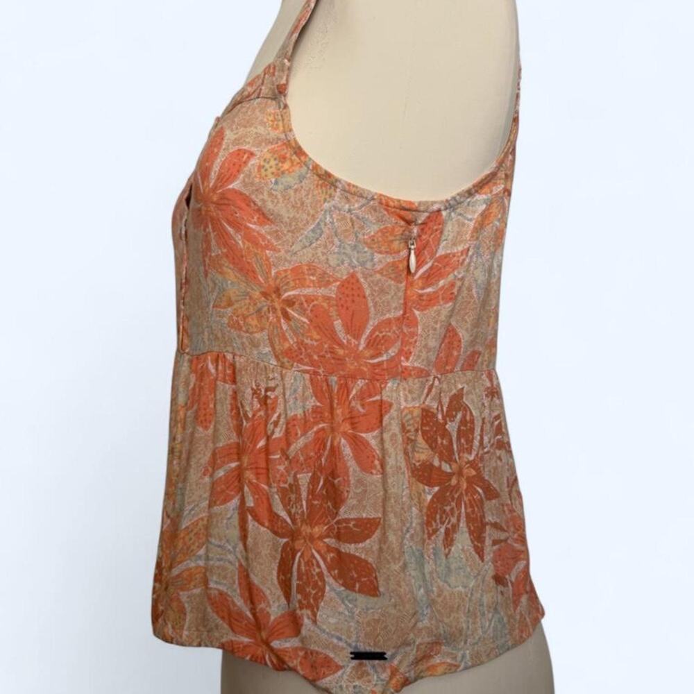 Nwt roxy floral button down tank - Picture 6 of 10